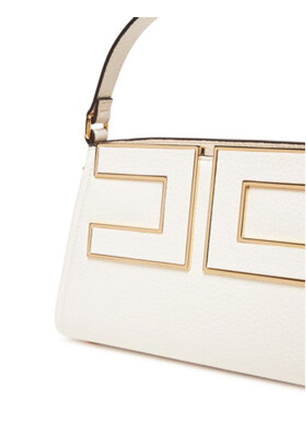 Elisabetta Franchi Torebka BS-36A-56E2-V360 Biały. Kolor: biały. Materiał: skórzane