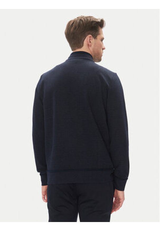 Bugatti Bluza 8750 75170C Granatowy Regular Fit. Kolor: niebieski. Materiał: syntetyk, bawełna