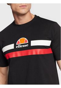 Ellesse T-Shirt Aprel SHM06453 Czarny Regular Fit. Kolor: czarny. Materiał: bawełna