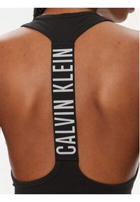 Calvin Klein Swimwear Top KW0KW02481 Czarny Slim Fit. Kolor: czarny. Materiał: bawełna #3