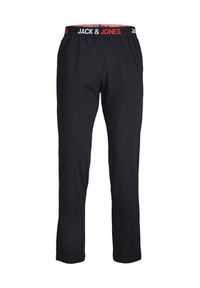 Jack & Jones - Jack&Jones Spodnie piżamowe 12244401 Czarny Regular Fit. Kolor: czarny. Materiał: bawełna #5