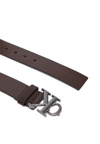 Calvin Klein Pasek Ck Buckle Smooth 35Mm LV04D7091G Brązowy ciemny. Kolor: brązowy. Materiał: skóra #3