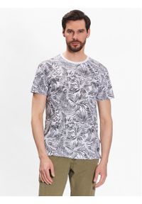 INDICODE T-Shirt Palme 40-935 Szary Regular Fit. Kolor: szary. Materiał: bawełna