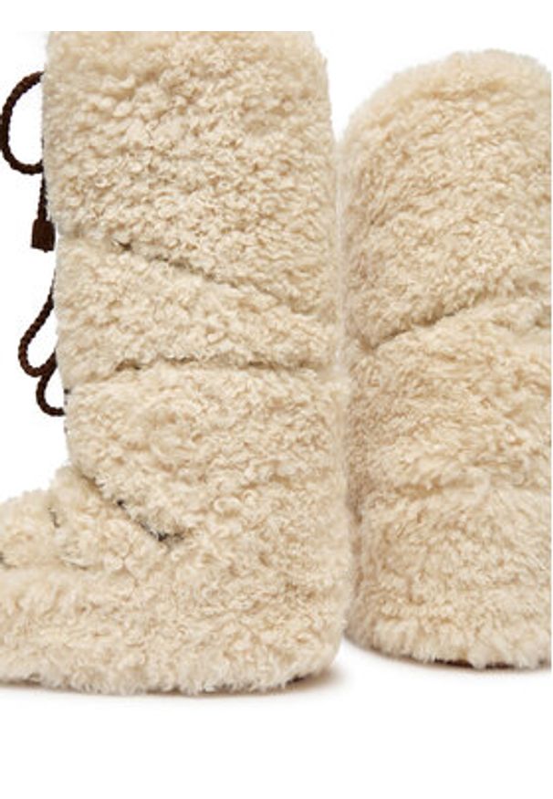 Moon Boot Śniegowce 80D1403070 Beżowy. Kolor: beżowy. Materiał: materiał