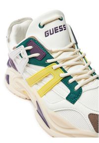 Guess Sneakersy 160775 Żółty. Kolor: biały. Materiał: materiał #4