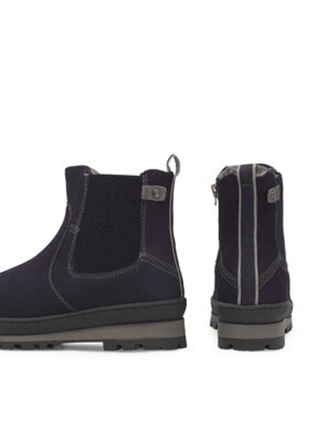 Go Soft Botki RST-BONA-01 Granatowy. Kolor: niebieski. Materiał: materiał