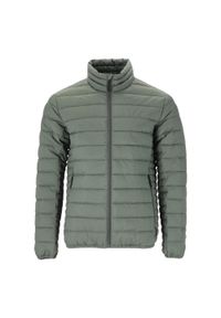 Kurtka puchowa Whistler Edge. Kolor: zielony. Materiał: puch. Sport: turystyka piesza #1