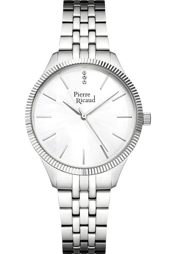 Zegarek Pierre Ricaud Zegarek damski Pierre Ricaud P23010.5113Q CYRKONIE srebrny. Kolor: srebrny