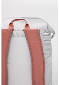 New Balance Plecak damski kolor beżowy duży gładki. Kolor: beżowy. Wzór: gładki