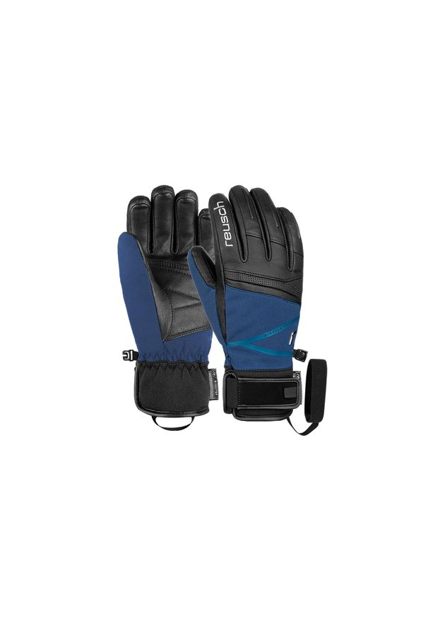 Reusch - Rękawice narciarskie damskie Mikaela Shiffrin R-TEX® XT. Kolor: czarny, niebieski, wielokolorowy. Sezon: zima. Sport: narciarstwo