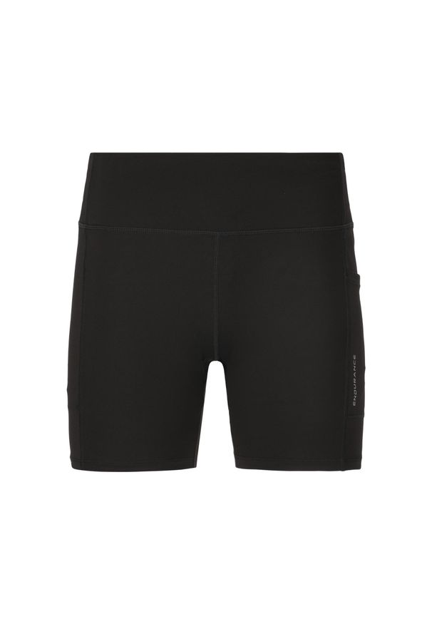 ENDURANCE - Krótkie legginsy damskie Endurance Strong. Kolor: czarny. Długość: krótkie