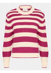 Cream Sweter Crmuka Knitted 10611880 Różowy Straight Fit. Kolor: różowy. Materiał: bawełna