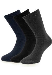 ZEAGLE - Unisex skarpetki termiczne 3-pak - Rozmiar 39-45. Kolor: czarny, szary, niebieski, wielokolorowy, brązowy. Materiał: poliester, akryl, bawełna, elastan, nylon. Sport: turystyka piesza