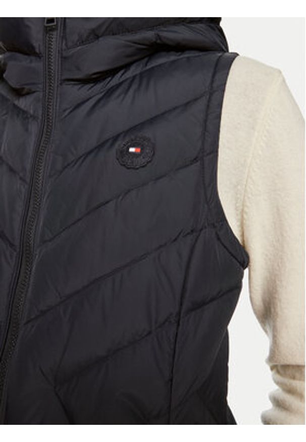 TOMMY HILFIGER - Tommy Hilfiger Bezrękawnik Chevron WW0WW42624 Granatowy Regular Fit. Kolor: niebieski. Materiał: syntetyk. Długość rękawa: bez rękawów