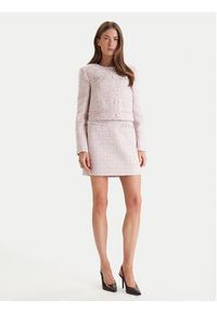 Guess Marynarka W6RL54 WJ632 Różowy Regular Fit. Kolor: różowy. Materiał: syntetyk #2