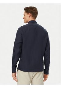 BOSS Koszula H-Liam 50556077 Granatowy Regular Fit. Kolor: niebieski. Materiał: len #5
