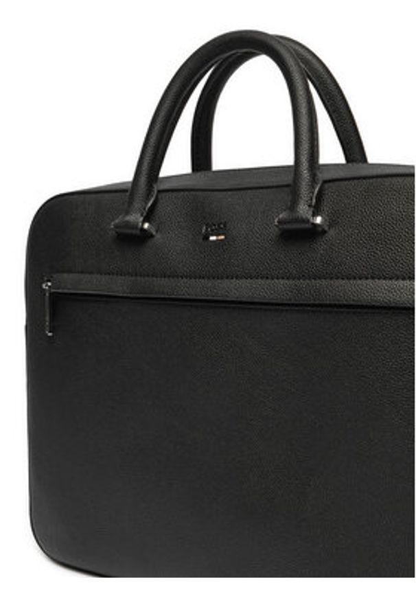 BOSS - Boss Torba na laptopa Ray S 50536498 Czarny. Kolor: czarny. Materiał: skóra