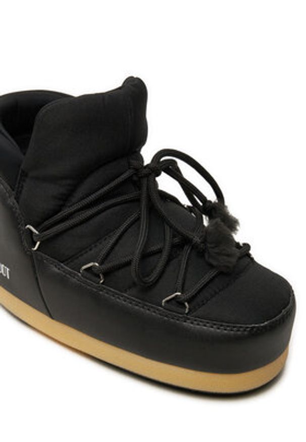 Moon Boot Śniegowce Evx Pumps Nylon 80D1470020 Czarny. Kolor: czarny. Materiał: skóra