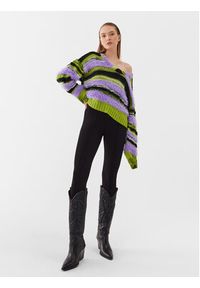 Pinko Sweter Alalunga 101791 A15K Kolorowy Regular Fit. Materiał: syntetyk. Wzór: kolorowy #3
