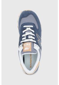 New Balance Buty kolor granatowy. Nosek buta: okrągły. Zapięcie: sznurówki. Kolor: niebieski. Materiał: guma #4