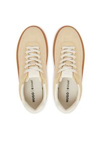 Hugo - HUGO Sneakersy Lyzz 50563568 Beżowy. Kolor: beżowy. Materiał: skóra, zamsz #2