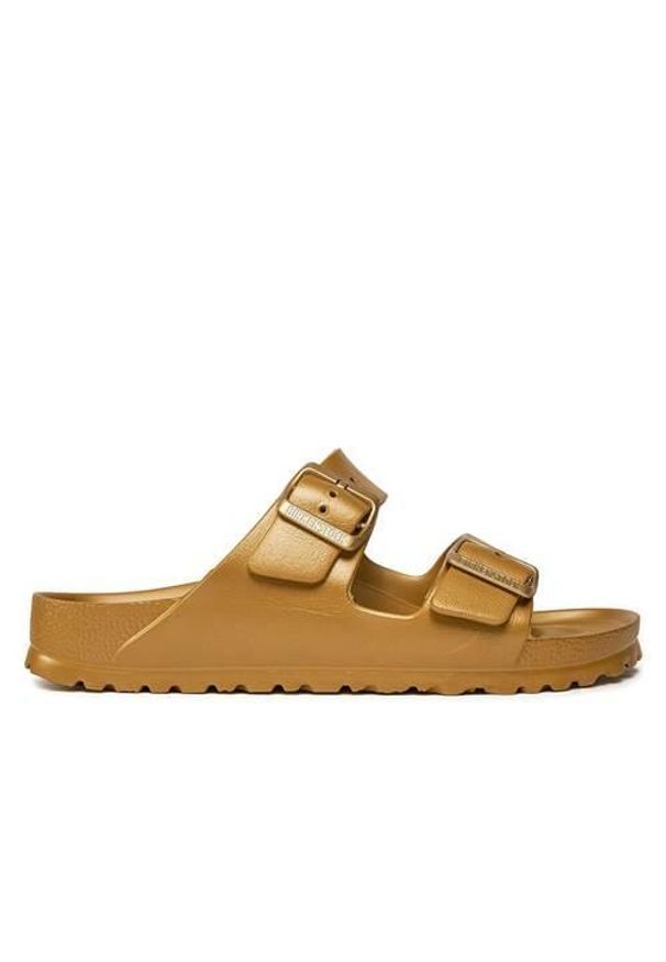 Klapki damskie Birkenstock Arizona Eva. Zapięcie: bez zapięcia. Kolor: niebieski. Materiał: syntetyk, materiał. Sezon: lato. Sport: turystyka piesza