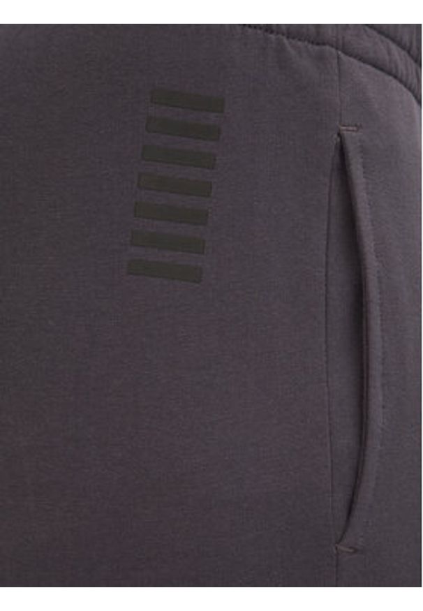 EA7 Emporio Armani Spodnie dresowe 8NPP66 PJVRZ U8115 Szary Slim Fit. Kolor: szary. Materiał: bawełna