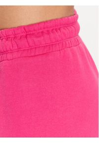DKNY Sport Spodnie dresowe DP2P3114 Różowy Classic Fit. Kolor: różowy. Materiał: bawełna, dresówka, syntetyk #4