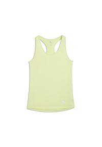 Puma - Damska koszulka bez rękawów TAD ESSENTIALS o kroju bokserki PUMA. Kolor: zielony. Długość rękawa: bez rękawów. Sport: bieganie #1