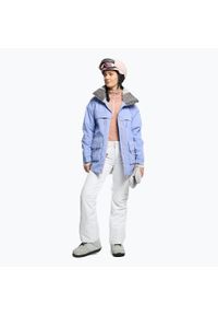 Kurtka narciarska damska Roxy x Chloe Kim Insulated Snow. Kolor: fioletowy. Sport: narciarstwo