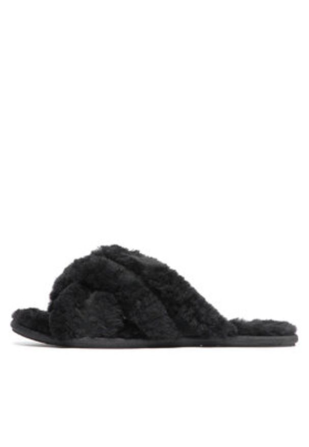 Ugg Kapcie W Scuffita 1123572 Czarny. Kolor: czarny. Materiał: skóra