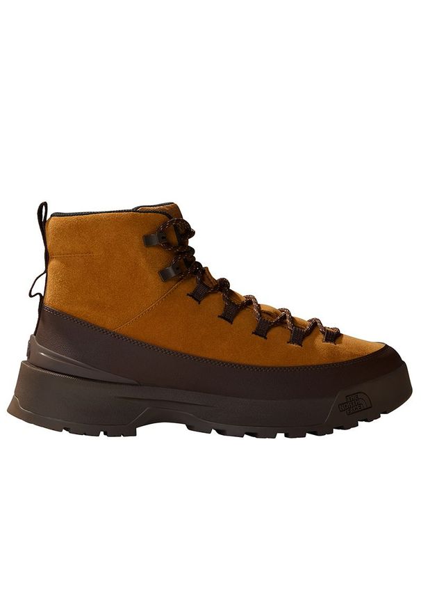 Buty The North Face Glenclyffe Urban 0A83NJYOL1 - brązowe. Kolor: brązowy. Materiał: guma, zamsz, skóra. Szerokość cholewki: normalna