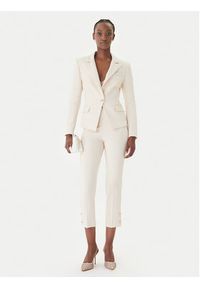 Rinascimento Marynarka CFC0128649003 Beżowy Slim Fit. Kolor: beżowy. Materiał: syntetyk #3