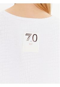 EA7 Emporio Armani Bluza 3RTM40 TJLRZ 1100 Biały Relaxed Fit. Kolor: biały. Materiał: syntetyk, bawełna #2