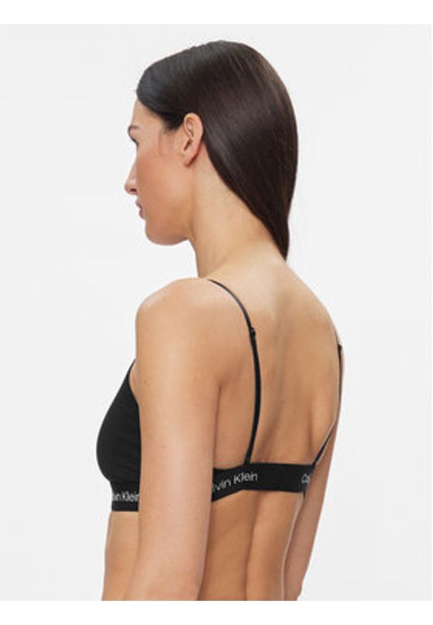 Calvin Klein Underwear Biustonosz top 000QF7216E Czarny. Kolor: czarny. Materiał: bawełna