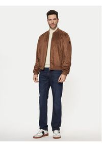 JOOP! Kurtka bomber JO-299Lutiano 30044880 Brązowy Regular Fit. Kolor: brązowy. Materiał: syntetyk