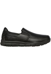 skechers - Adidasy Skechers Nampa Groton, Mężczyźni. Kolor: czarny. Materiał: syntetyk, materiał