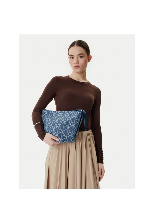 Torebka Calvin Klein. Kolor: niebieski