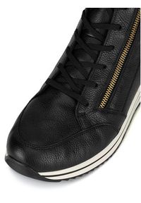 Remonte Trzewiki D0T77-02 Czarny. Kolor: czarny. Materiał: skóra #5