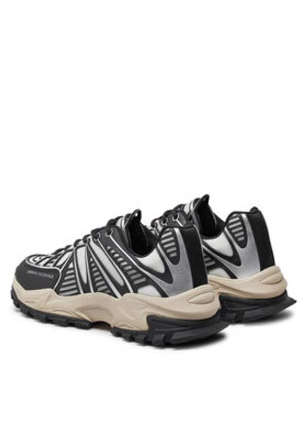 Armani Exchange Sneakersy XUX238 XV907 Szary. Kolor: szary. Materiał: materiał