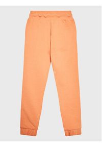 Guess Spodnie dresowe J3RQ11 KA6R0 Pomarańczowy Regular Fit. Kolor: pomarańczowy. Materiał: bawełna