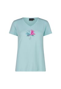 Koszulka damska turystyczna CMP 31T8466. Kolor: niebieski #1