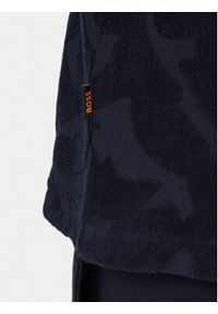 BOSS T-Shirt Flower 50559227 Granatowy Regular Fit. Kolor: niebieski. Materiał: bawełna #2