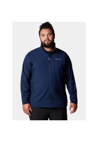 columbia - Kurtka Softshell Męska Columbia Ascender. Kolor: niebieski. Materiał: softshell, materiał. Sport: turystyka piesza #1