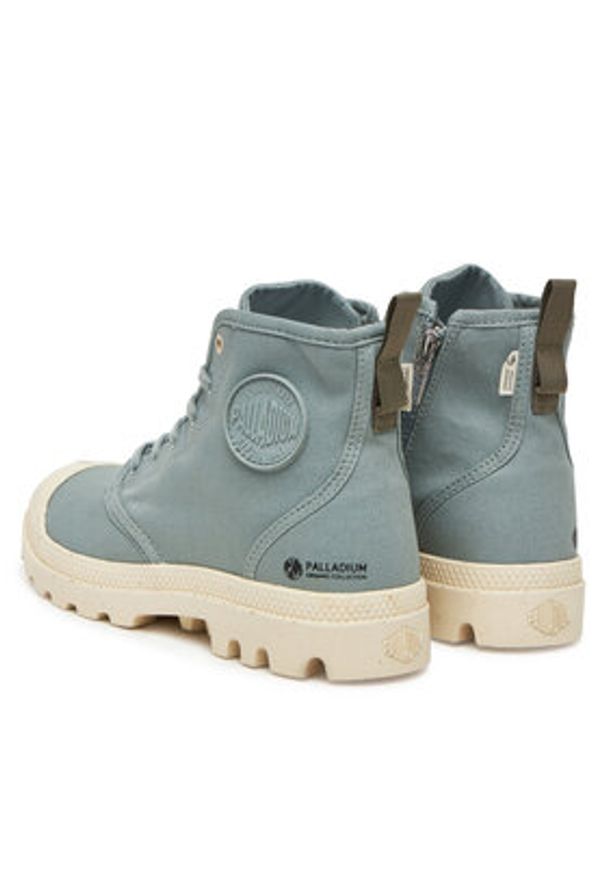 Palladium Trapery Pampa Hi Zip Organic 79101-083-M Szary. Kolor: szary. Materiał: materiał