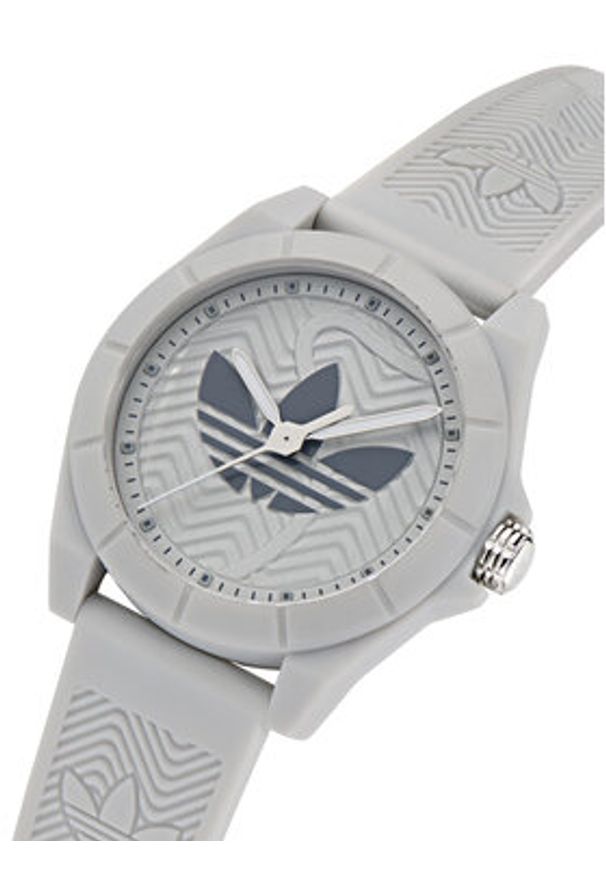 Adidas - adidas Zegarek Project Four AOST25035 Szary. Kolor: szary