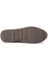 MICHAEL Michael Kors Sneakersy Allie Wrap 43R6ALFP2B Beżowy. Kolor: beżowy. Materiał: skóra #5
