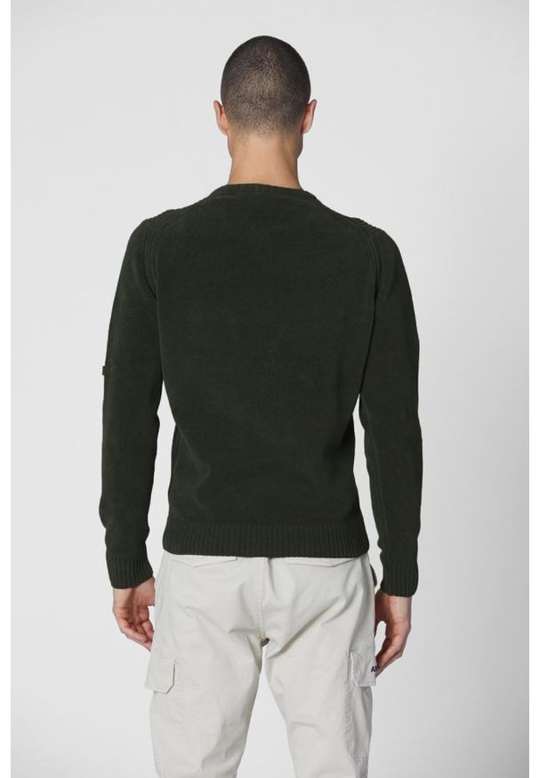 Aeronautica Militare - AERONAUTICA MILITARE Zielony sweter męski, Rozmiar XXL. Kolor: zielony
