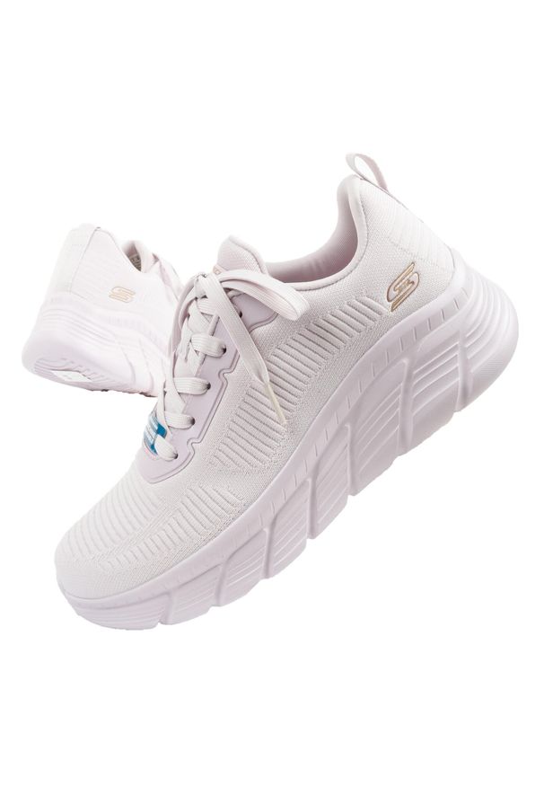 skechers - Buty sportowe sneakersy damskie Skechers Bobs B Flex. Kolor: fioletowy. Model: Skechers Sport. Sport: turystyka piesza