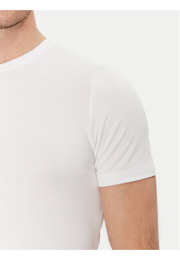 Resteröds Komplet 2 t-shirtów 27040 2 Biały Slim Fit. Kolor: biały. Materiał: bawełna